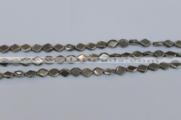 CPY652 15.5 inches 8*10mm pyrite gemstone beads wholesale