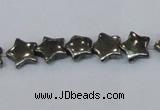 CPY657 15.5 inches 10*10mm star pyrite gemstone beads