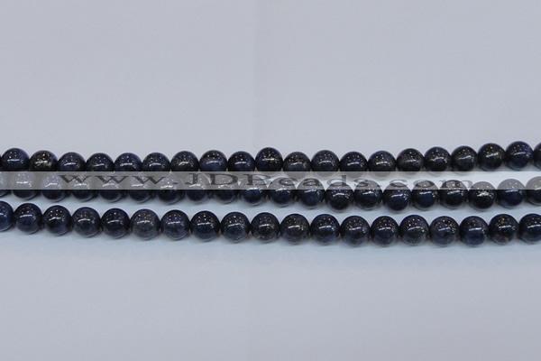 CPY773 15.5 inches 10mm round pyrite gemstone beads wholesale