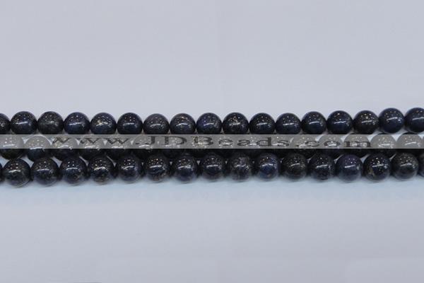 CPY774 15.5 inches 12mm round pyrite gemstone beads wholesale