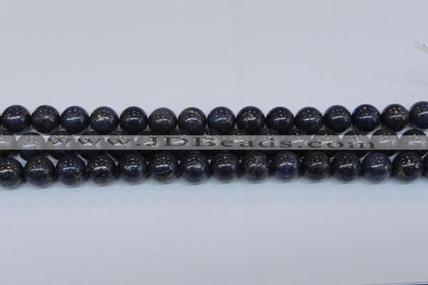 CPY775 15.5 inches 14mm round pyrite gemstone beads wholesale