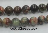 CRA01 15.5 inches 8mm round natural rainforest agate gemstone beads