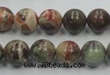 CRA03 15.5 inches 12mm round natural rainforest agate gemstone beads