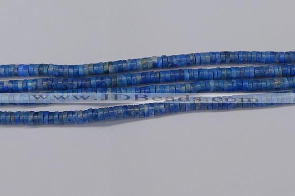 CRB1026 15.5 inches 2*5mm heishi lapis lazuli beads wholesale