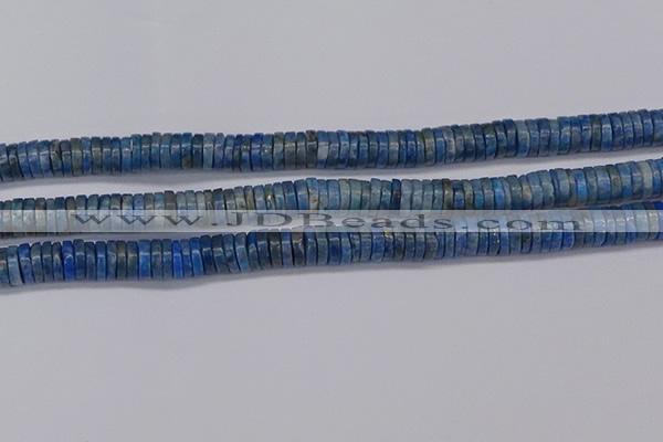 CRB1028 15.5 inches 2*7mm heishi lapis lazuli beads wholesale