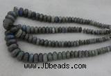 CRB1114 15.5 inches 5*8mm - 9*18mm rondelle labradorite beads