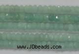 CRB115 15.5 inches 3*4.5mm faceted rondelle amazonite beads