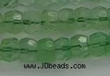 CRB1459 15.5 inches 5*8mm faceted rondelle green fluorite beads