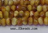 CRB1836 15.5 inches 4*6mm faceted rondelle golden tiger eye beads