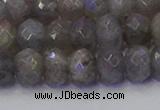 CRB1854 15.5 inches 6*10mm faceted rondelle labradorite beads