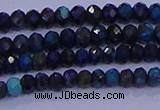 CRB1906 15.5 inches 2*3mm faceted rondelle chrysocolla & turquoise beads