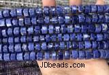 CRB2175 15.5 inches 9mm - 10mm faceted tyre sodalite beads