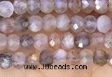 CRB2219 15.5 inches 2*3mm faceted rondelle moonstone beads