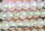 CRB2258 15.5 inches 3*4mm faceted rondelle prehnite beads