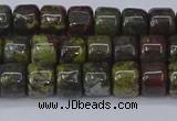 CRB2506 15.5 inches 6*8mm rondelle dragon blood jasper beads