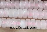 CRB2550 15.5 inches 2*4mm heishi rose quartz beads wholesale