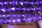 CRB2630 15.5 inches 2*3mm faceted rondelle amethyst beads