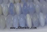 CRB267 15.5 inches 5*12mm rondelle blue chalcedony beads