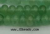 CRB2822 15.5 inches 6*10mm rondelle green aventurine beads