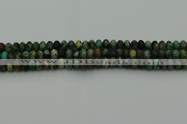 CRB2901 15.5 inches 5*8mm rondelle African turquoise beads