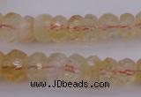 CRB302 15.5 inches 5*8mm - 10*14mm faceted rondelle citrine beads