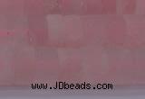 CRB311 15.5 inches 8*12mm tyre matte rose quartz beads wholesale