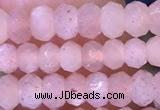 CRB3142 15.5 inches 2.5*4mm faceted rondelle tiny moonstone beads