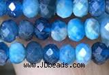 CRB3175 15.5 inches 2.5*4mm faceted rondelle tiny apatite beads