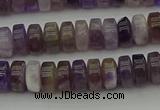 CRB404 15.5 inches 5*8mm rondelle amethyst gemstone beads