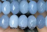 CRB4114 15.5 inches 5*8mm faceted rondelle candy jade beads