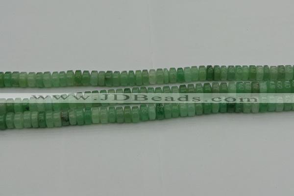 CRB426 15.5 inches 5*8mm rondelle green aventurine beads