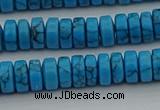 CRB440 15.5 inches 5*8mm rondelle turquoise beads wholesale