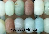 CRB5020 15.5 inches 4*6mm rondelle matte amazonite beads wholesale