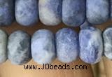 CRB5056 15.5 inches 5*8mm rondelle matte sodalite beads wholesale