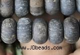 CRB5077 15.5 inches 5*8mm rondelle matte bronzite beads wholesale