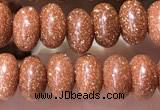 CRB5316 15.5 inches 4*6mm rondelle goldstone beads wholesale