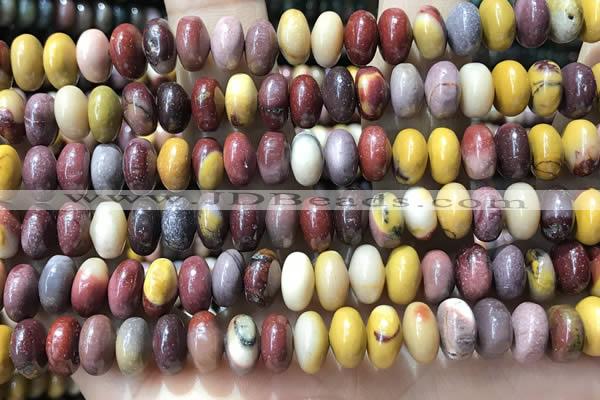 CRB5358 15.5 inches 5*8mm rondelle mookaite beads wholesale