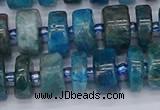 CRB538 15.5 inches 6*12mm tyre apatite gemstone beads wholesale