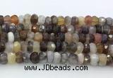 CRB5627 15.5 inches 4*7mm - 5*8mm faceted rondelle Botswana agate beads