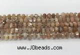 CRB5651 15.5 inches 5*8mm-6*10mm faceted rondelle moonstone beads wholesale