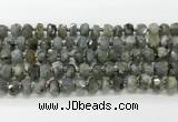 CRB5656 15.5 inches 6*10mm-7*11mm faceted rondelle labradorite beads wholesale