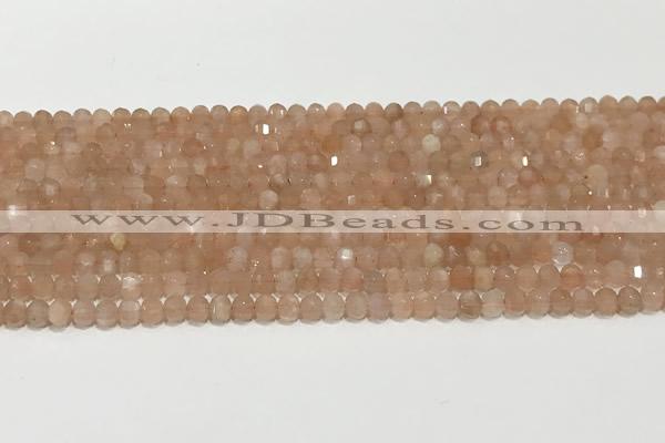 CRB5693 15 inches 4*4mm moonstone beads wholesale