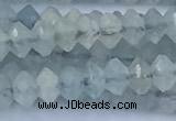 CRB5742 15 inches 2*3mm faceted aquamarine beads