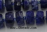 CRB583 15.5 inches 8*14mm faceted rondelle sodalite beads