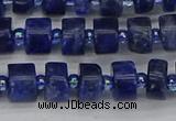 CRB638 15.5 inches 5*8mm tyre sodalite gemstone beads