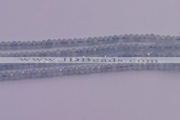 CRB711 15.5 inches 2.5*4mm faceted rondelle aquamarine beads