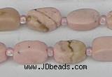 CRC1010 15.5 inches 8*10mm oval rhodochrosite gemstone beads