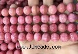 CRC1051 15.5 inches 12mm round rhodochrosite beads wholesale