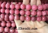 CRC1055 15.5 inches 13mm faceted round rhodochrosite beads