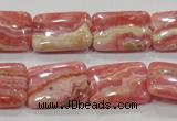 CRC109 15.5 inches 15*20mm rectangle natural argentina rhodochrosite beads